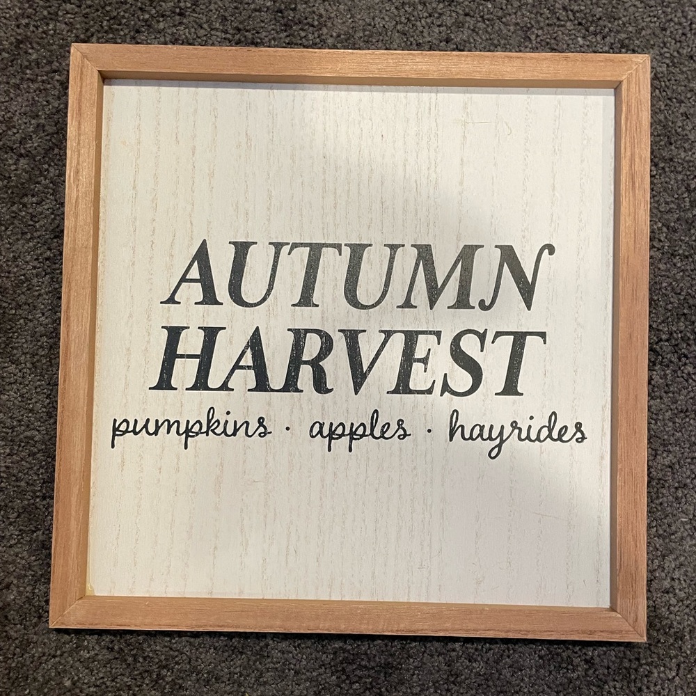 Autumn sign
